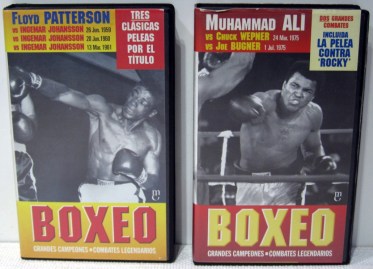 VHS BOXEO GRANDES CAMPEONES COMBATES LEGENDARIOS (6)